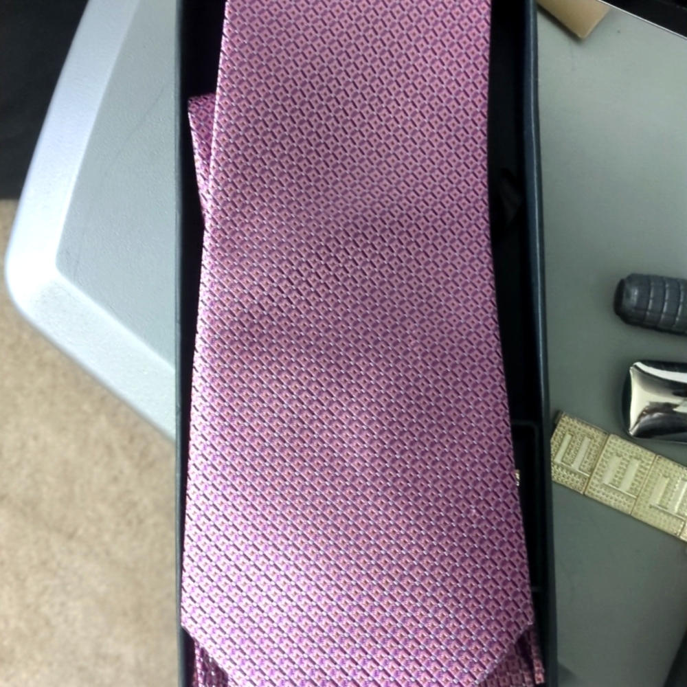 Elegant Purple Tie Set